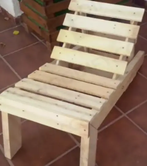 Leżak z palet